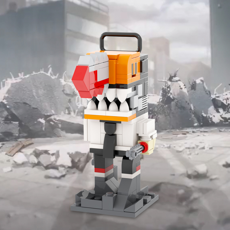 MOC1128 Creativity series Anime Chainsaw Man brickheadz Building Blocks Bricks Kids Toys for Children Gift MOC Parts