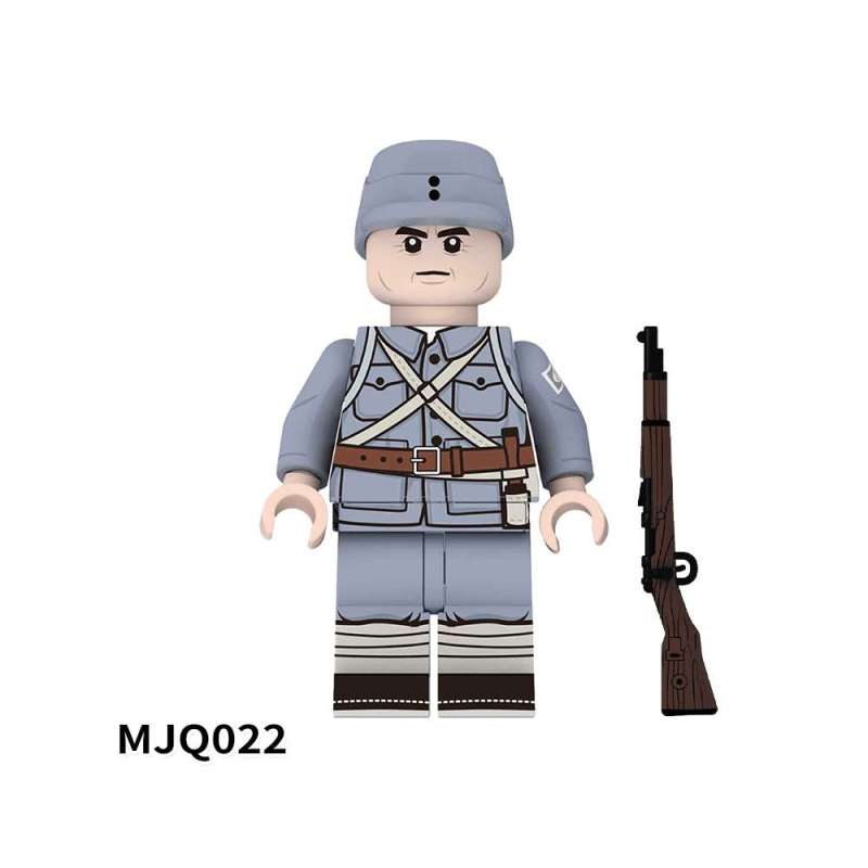 MJQ021-025  Military Soldiers Action Figures Building Blocks Kids Toys