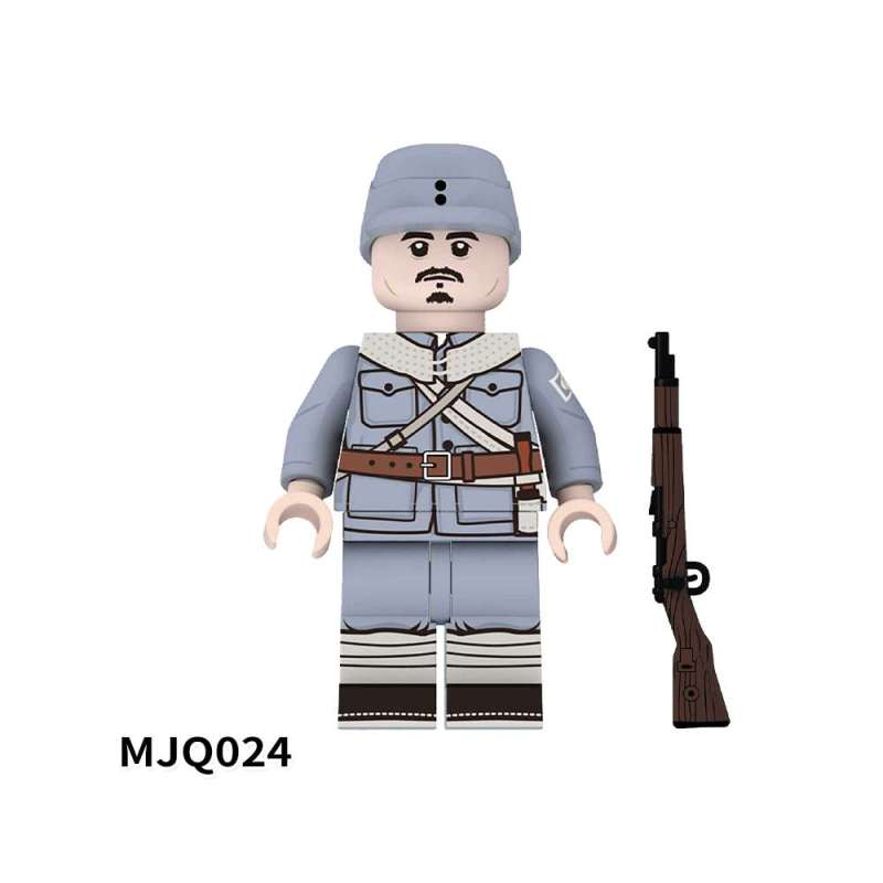 MJQ021-025  Military Soldiers Action Figures Building Blocks Kids Toys