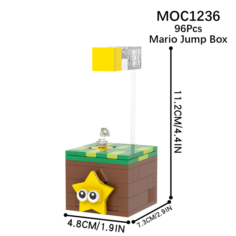 MOC1236 Creativity series Mario Jump Box Model Building Blocks Bricks Kids Toys for Children Gift MOC Parts