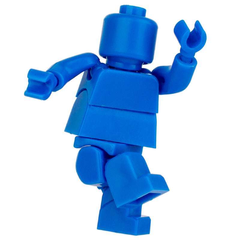 Movable Head Waist Hand Bending Leg Combination Action Figures Building Blocks Kids Toys