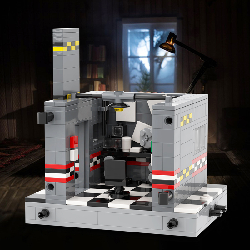 MOC1283 Creativity series Midnight Bear Office Building Blocks Bricks Kids Toys for Children Gift MOC Parts