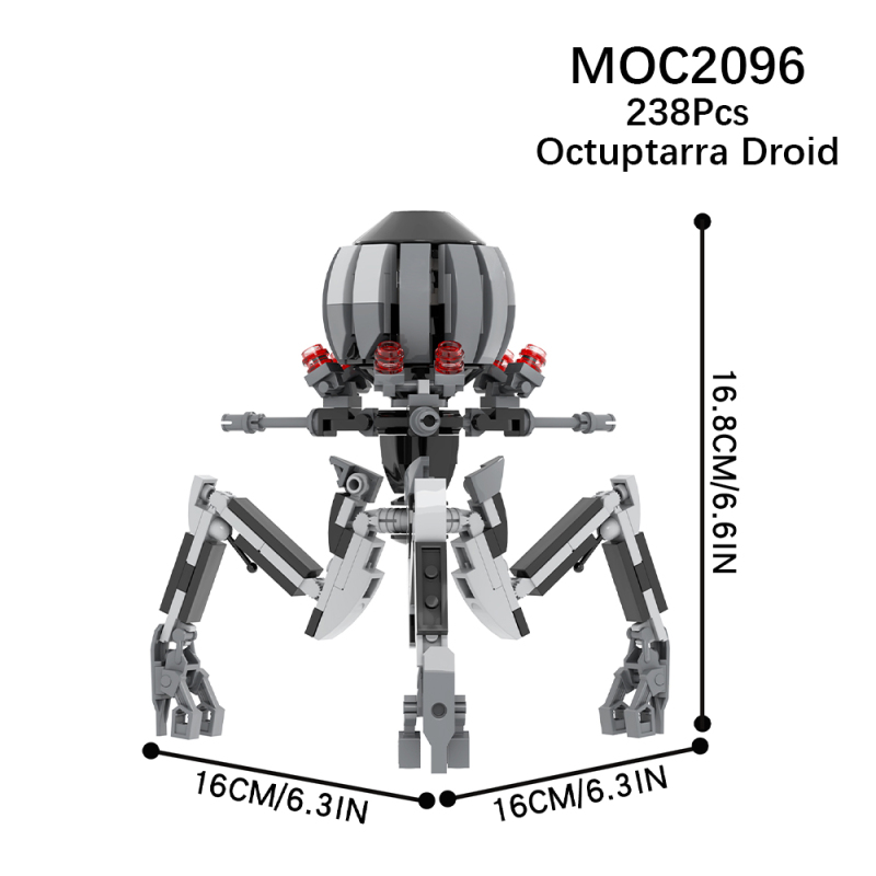 MOC2096 Star Wars Octuptarra Droid Action Figure Building Blocks Bricks Kids Toys for Children Gift MOC Parts