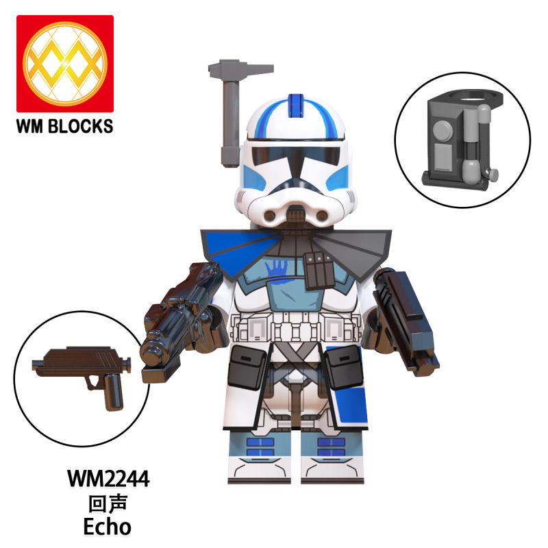 WM6126 Star Wars Dogma Echo Hardcase Jesse Fives Kix Rex Tup Action Figure Building Blocks Kids Toys