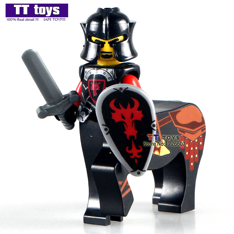 AX8801 Medieval Knight Action Figures Birthday Gifts Building Blocks Kids Toys