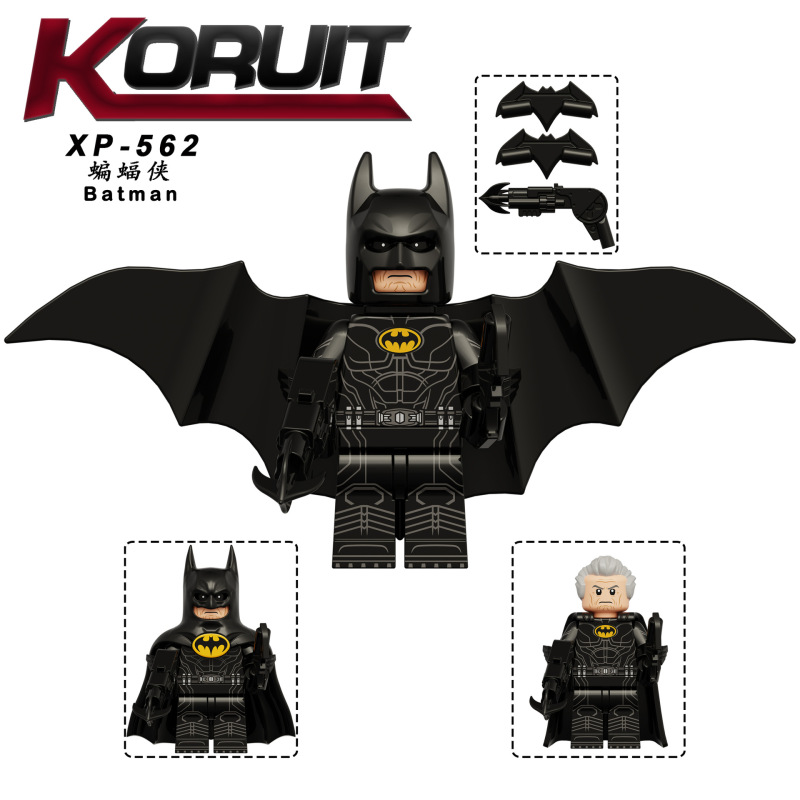 KT1075 Super Heroes DC Justice League Action Figures Batman Compatible with MiniFigs Building Blocks Kids Toys Gift Koruit