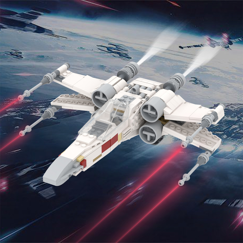 MOC2176 Star Wars Movie series X-wing fighter Building Blocks Bricks Kids Toys for Children Gift MOC Parts