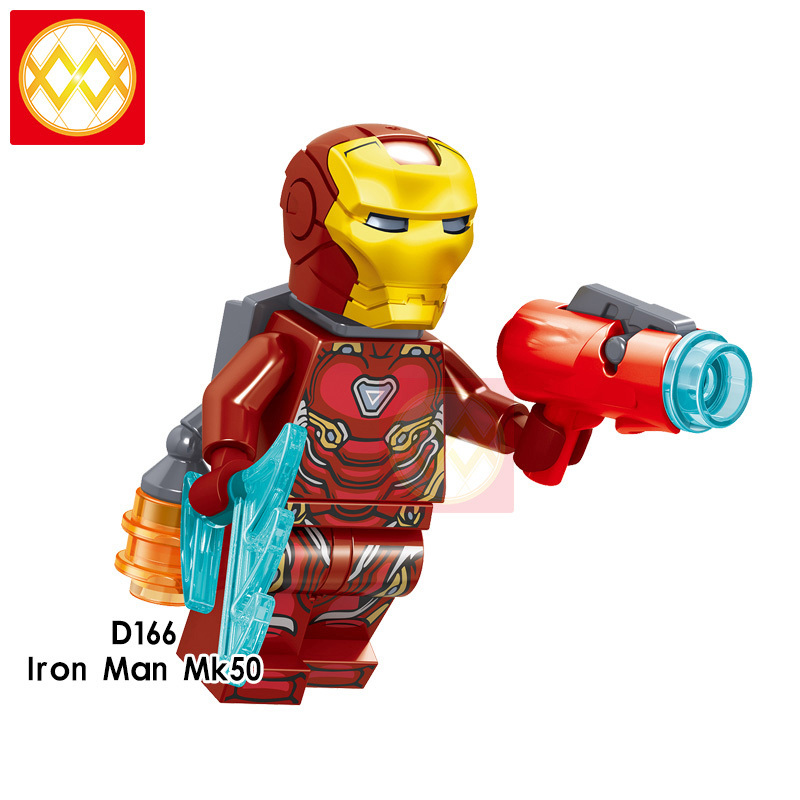 D165-D172 Marvel Super Hero Iron Man Hulk Action Figures Building Blocks Kids Toys