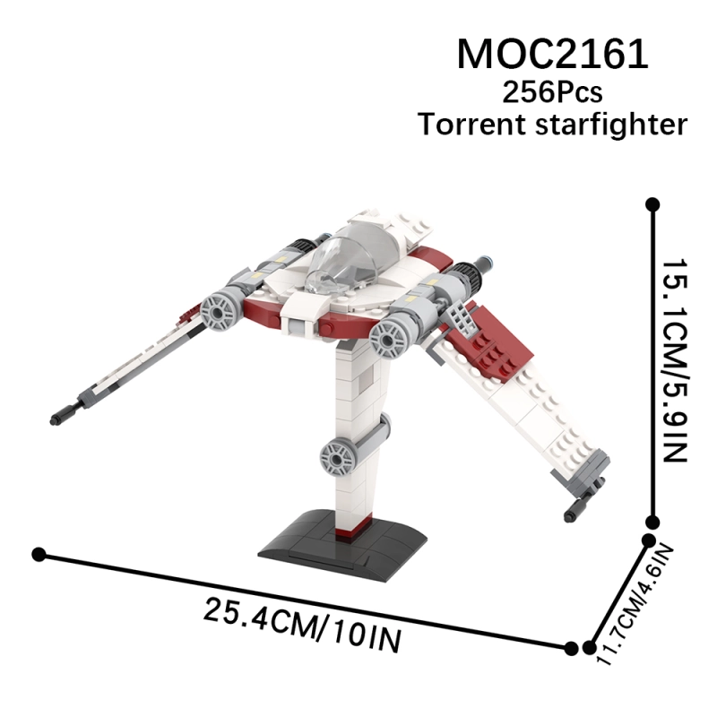 MOC2161 Star Wars Movie series Torrent Star Fighter Model Building ...
