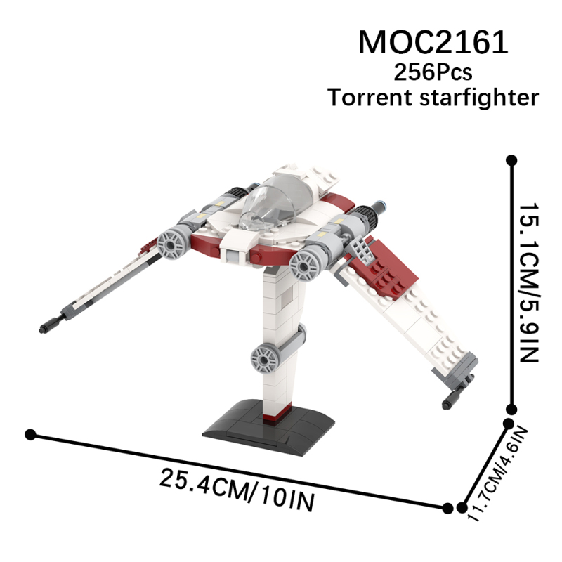 MOC2161 Star Wars Movie series Torrent Star Fighter Model Building Blocks Bricks Kids Toys for Children Gift MOC Parts