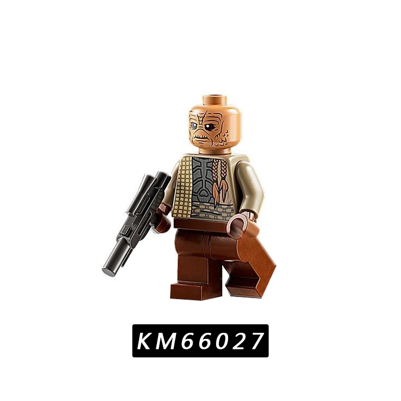 KM66021-KM66028 Star Wars Movie Boba Fett Fennec Shand Bib Fortuna Theelin Dancer Quarren Gamorrean Weequay Bane Action Figure Building Blocks Kids To