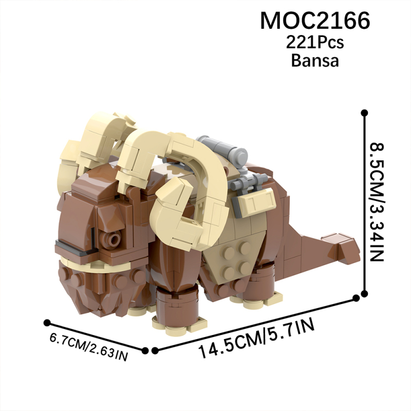 MOC2166 Star Wars Movie series Bansa Model Building Blocks Bricks Kids Toys for Children Gift MOC Parts