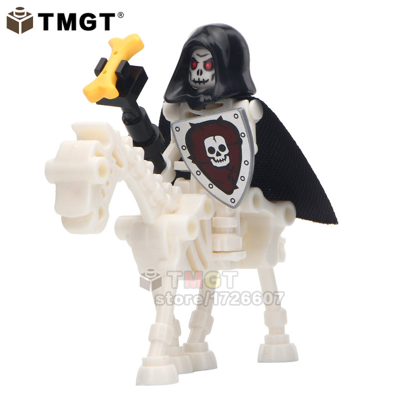 AX9815 Skull Knight Action Figures Birthday Gifts Building Blocks Kids Toys