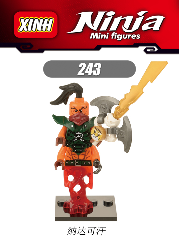 X0112 Ninjago Kai Smith Jay Walker Cole Zane Lloyd Nya Smith Doubloon NADAKHAN Action Figures Building Blocks Kids Toys For Children Gift