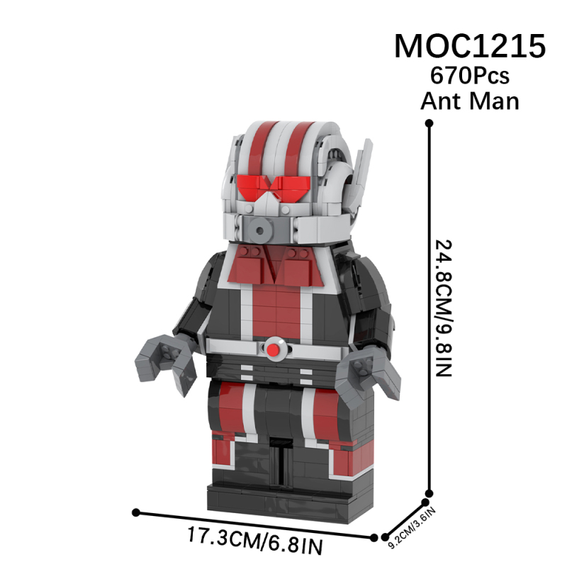 MOC1215 Creativity series Marvel Ant-Man Model Building Blocks Bricks Kids Toys for Children Gift MOC Parts