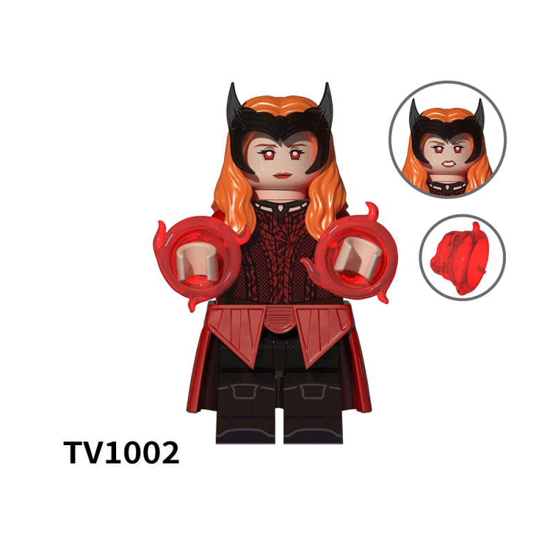 TV6102 Marvel Super Hero Movie Lnfinite Gems Wanda Captain America Thor Doctor Strange Iron Man Black Panther Action Figure Building Blocks Kids Toys