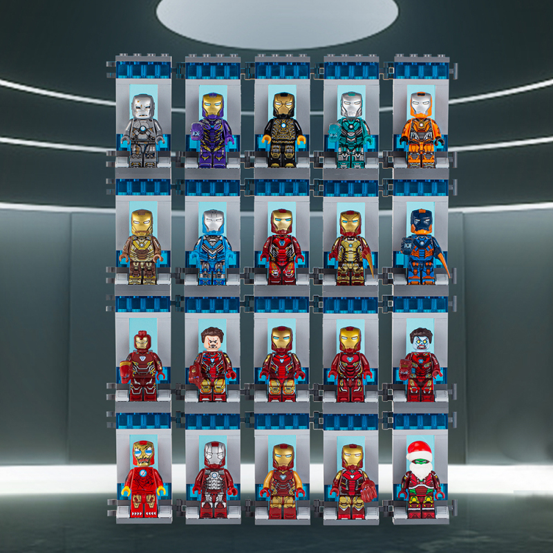 MOC1050 Iron Man Armoury Super Hero Building Blocks Bricks Kids Toys for Children Gift MOC Parts Creativity