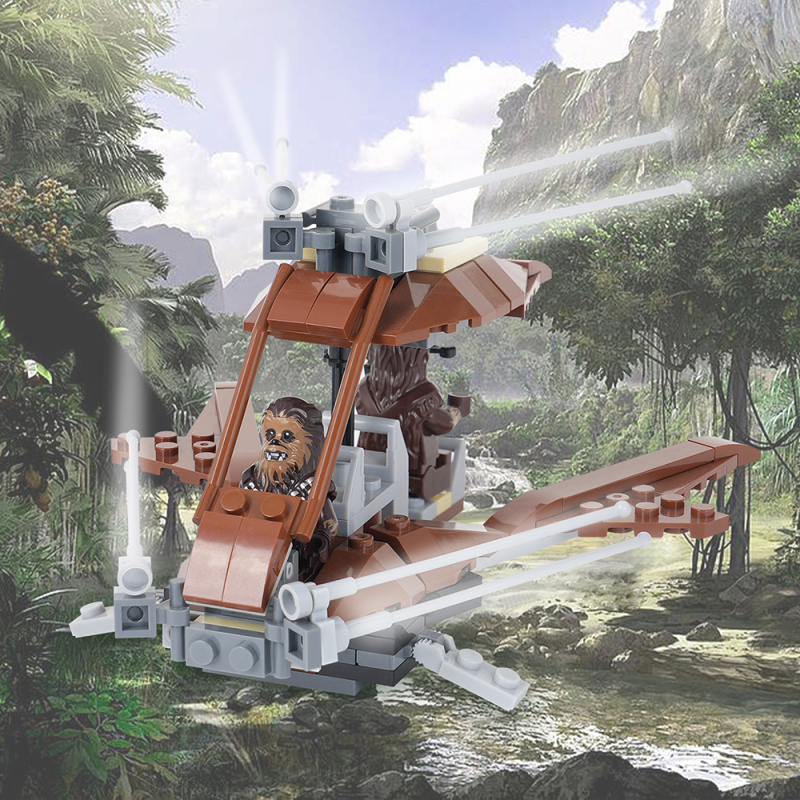 MOC2061 Star Wars Wookiee ornithopter Building Blocks Bricks Kids Toys for Children Gift MOC Parts