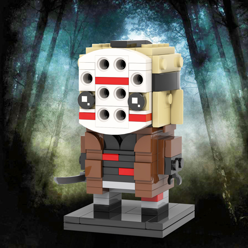 MOC7080 Horror Movie Jason Voorhees Action Figure Model Building Blocks Bricks Kids Toys for Children Gift MOC Parts