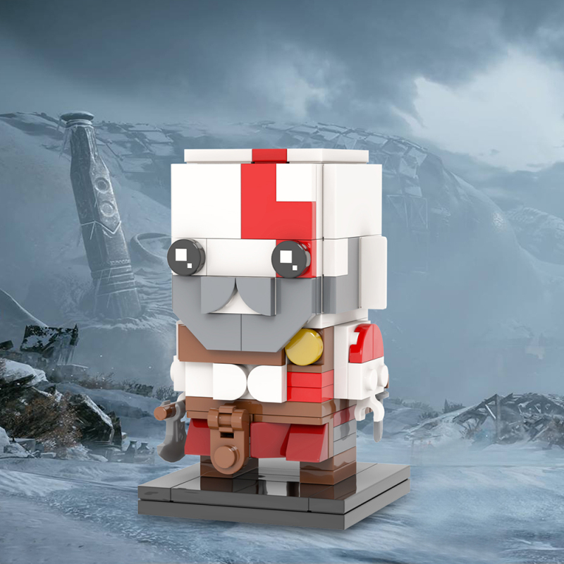 MOC7013 Creativity series  God of War Action Figure Model Building Blocks Bricks Kids Toys for Children Gift MOC Parts