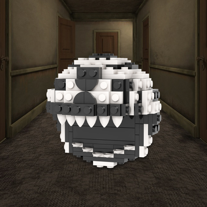 MOC1160 Creativity series Horror Game Character Black ball Monster Building Blocks Bricks Kids Toys for Children Gift MOC Parts
