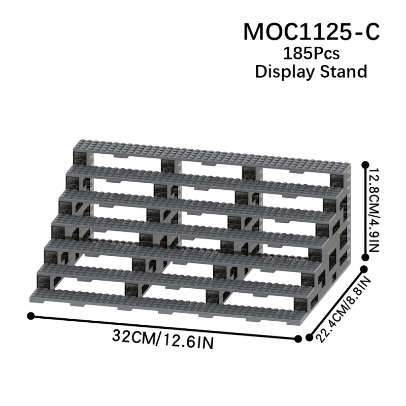 MOC1125 Creativity serie Action Figure Display stand Building Blocks Bricks Kids Toys for Children Gift MOC Parts