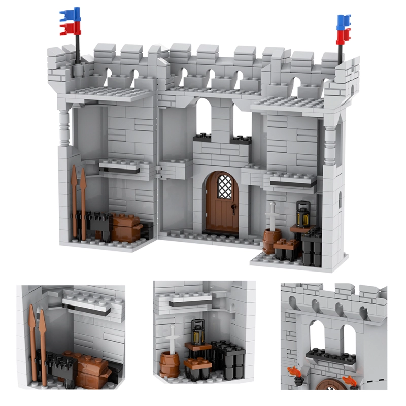 MOC5019 Military Series Medieval Sentinel Tower  Building Blocks Bricks Kids Toys for Children Gift MOC Parts