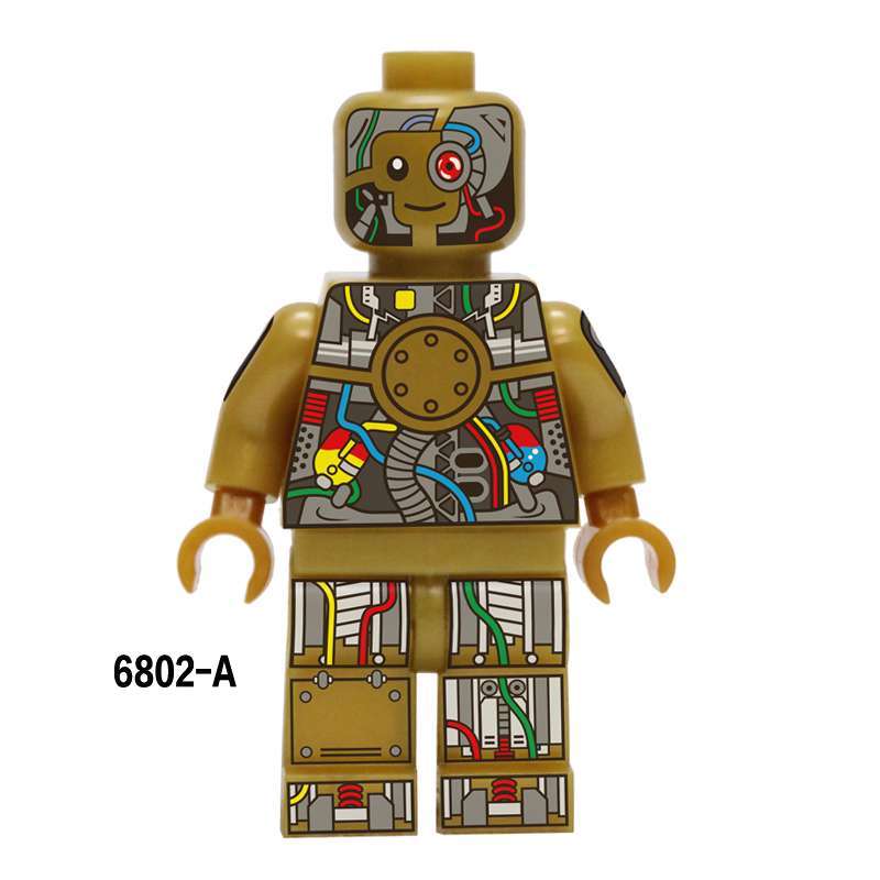 AX6802 Robot Action Figures Birthday Gifts Building Blocks Kids Toys