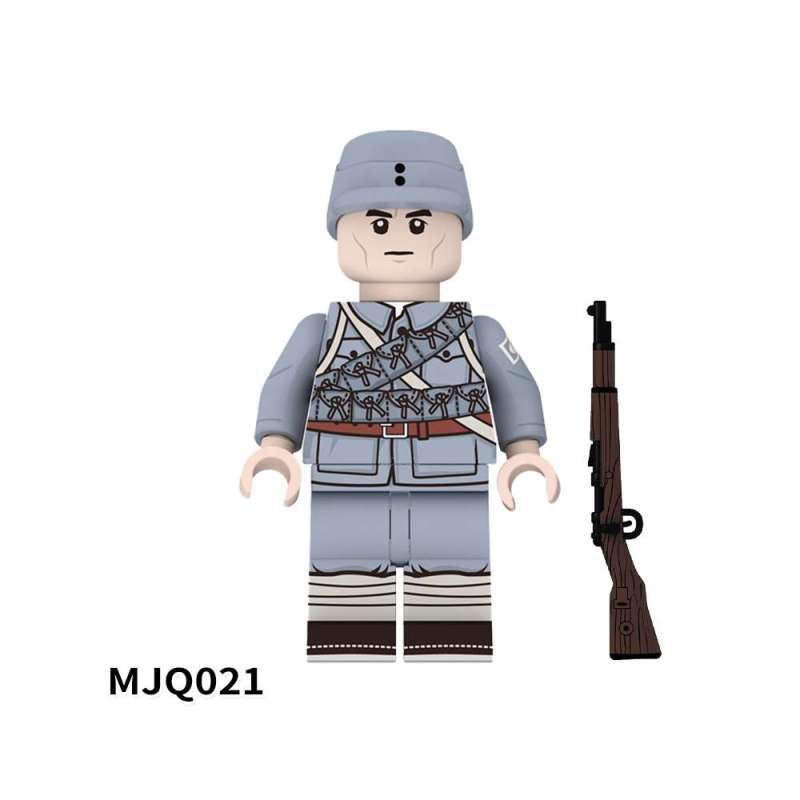 MJQ021-025  Military Soldiers Action Figures Building Blocks Kids Toys