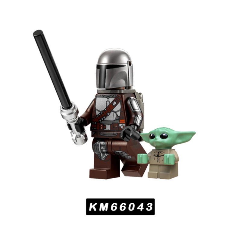 KM66037-66044 Star Wars movies Luke Mandalorians Bain Parry Kamino NED-B robot Ben Kenobi  Snow SoldierAction Figures Building Blocks Kids Toys