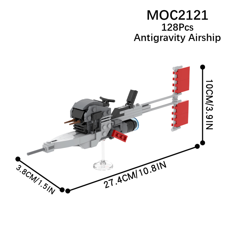 MOC2121 Star Wars Movie serie Anti-gravity airship Building Blocks Bricks Kids Toys for Children Gift MOC Parts