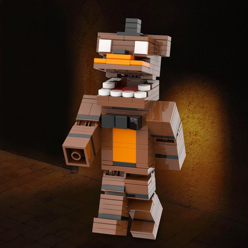 MOC1266 Creativity series Five Nights at Freddy's Game Freddy Character Building Blocks Bricks Kids Toys for Children Gift MOC Parts