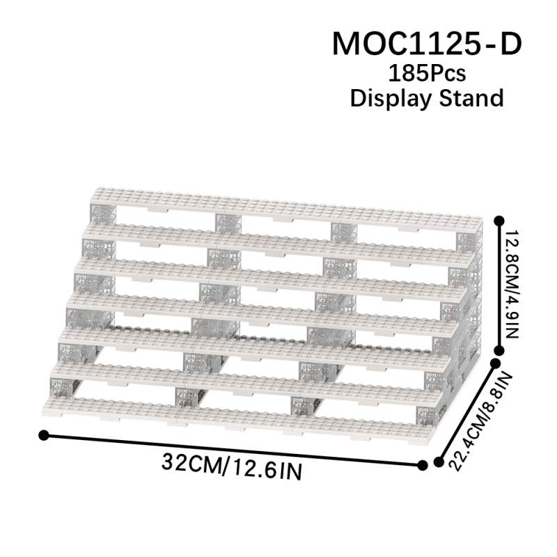 MOC1125 Creativity serie Action Figure Display stand Building Blocks Bricks Kids Toys for Children Gift MOC Parts