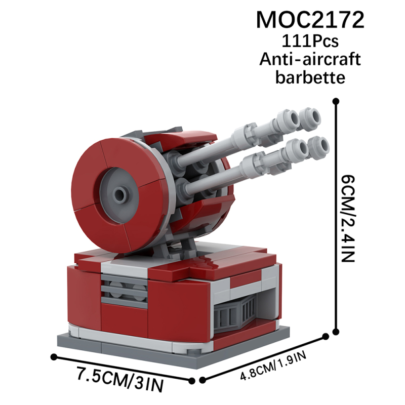 MOC2172 Star Wars Movie series Antiaircraft gun Cannon Building Blocks Bricks Kids Toys for Children Gift MOC Parts