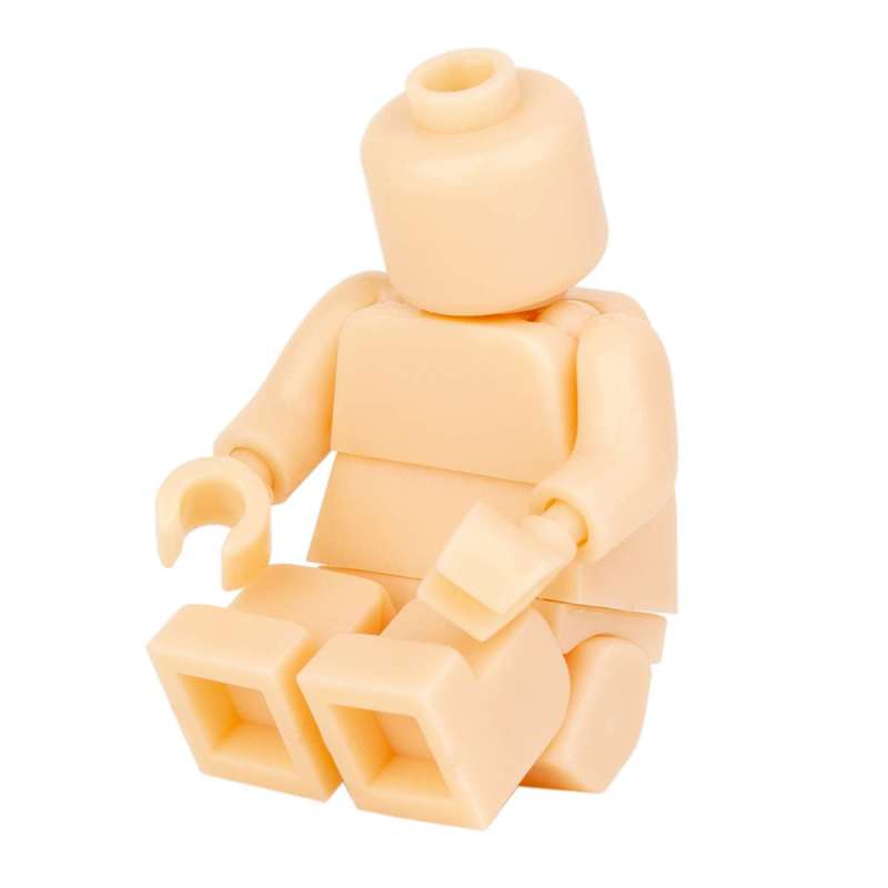 Movable Head Waist Hand Bending Leg Combination Action Figures Building Blocks Kids Toys