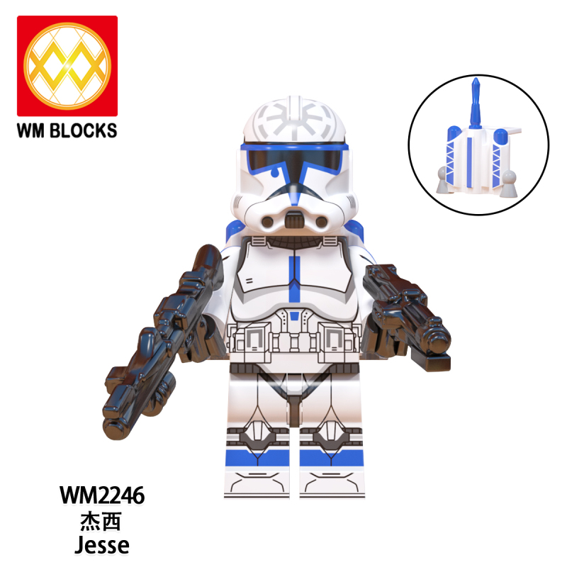 WM6126 Star Wars Dogma Echo Hardcase Jesse Fives Kix Rex Tup Action Figure Building Blocks Kids Toys