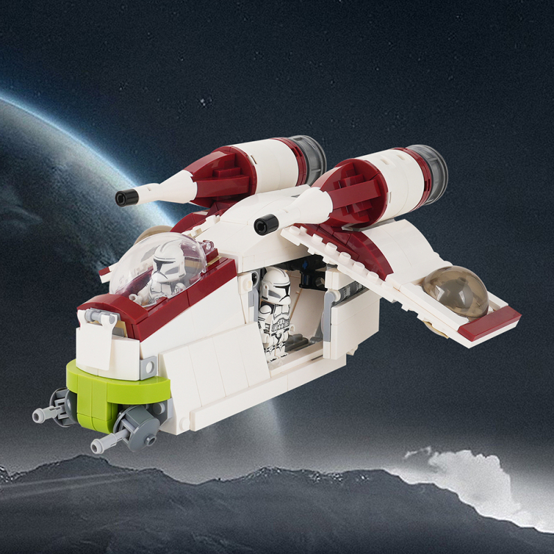 MOC2182 Star Wars Republic attack gunship Building Blocks Bricks Kids Toys for Children Gift MOC Parts