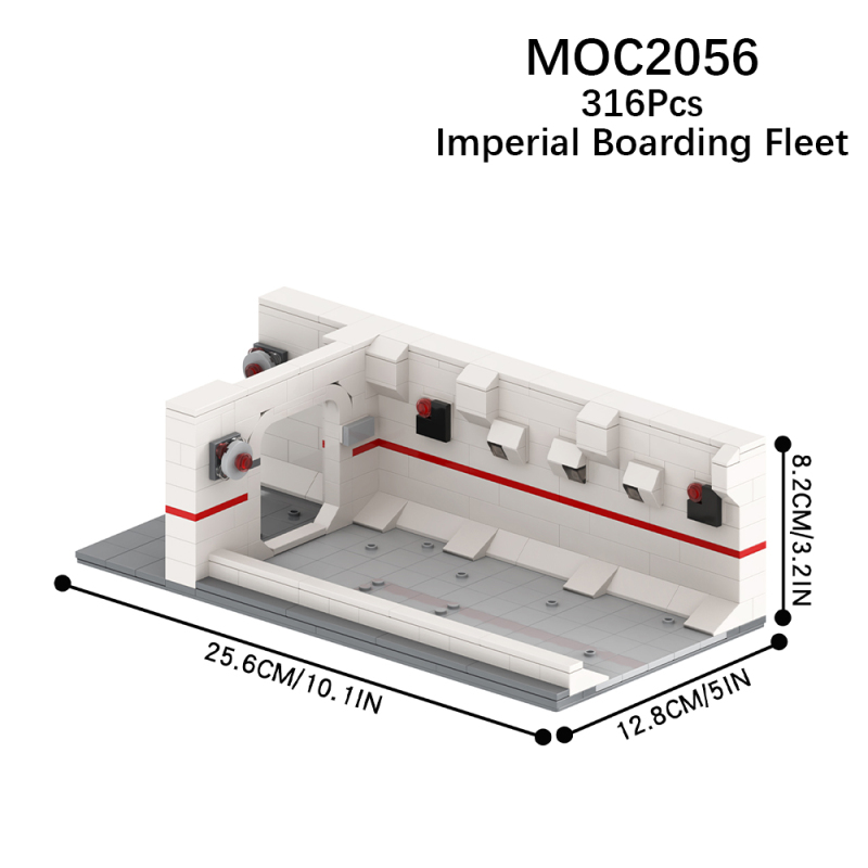 MOC2056 MOC2056-A Movie Star Wars Series lmperial Boarding Party Building Blocks Bricks Kids Toys for Children Gift MOC Parts Creativity