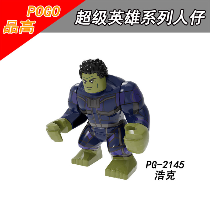 PG8252  Marvel superhero Thanos hulk Anti Hock Armor Venom Green Giant Wolf  Big Action Figures Birthday Gifts Building Blocks Kids Toys