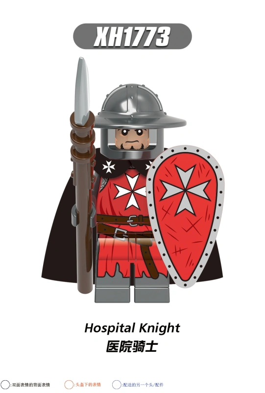 X0320 Medieval Roman Gladiator Signifer Legion Soldier Archer Greece Hoplite Knight Templar Hospital Teutonic Knight  Action Figure Building Blocks Ki