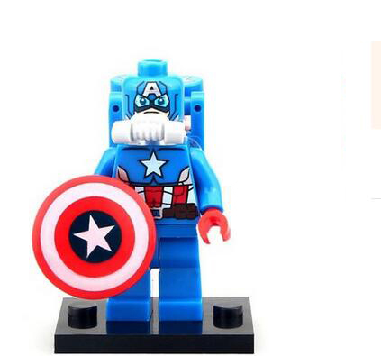 WM93 Marvel Super Hero DC Captain America  Action Figures Birthday Gifts Building Blocks Kids Toys