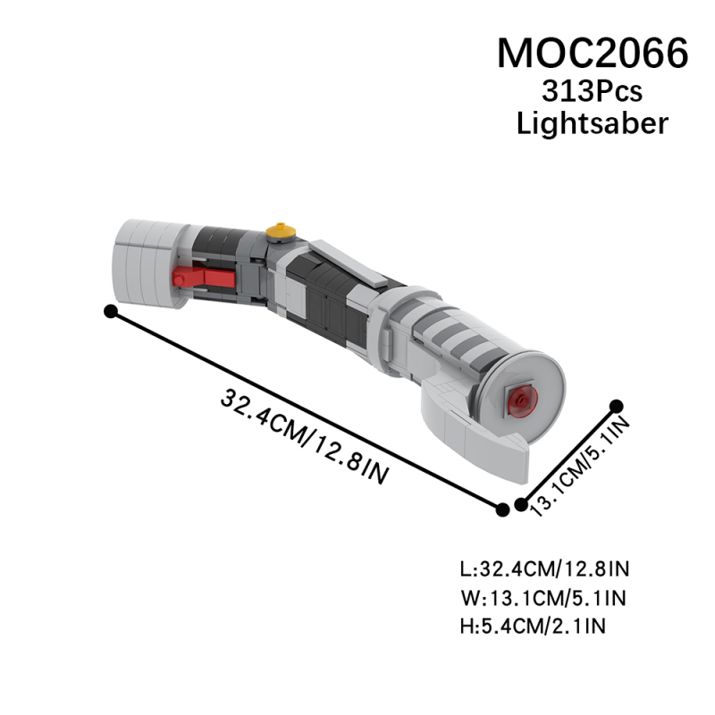 MOC2066 Star Wars Dooku'slightsaber Building Blocks Bricks Kids Toys for Children Gift MOC Parts