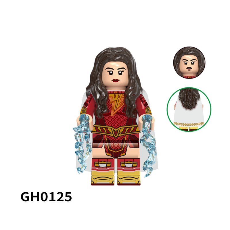 G0116 DC Movie Shazam Freeman Eugene Choi Pedro Pena Mary Marvel Darla Dudley Action Figure Building Blocks Kids Toys