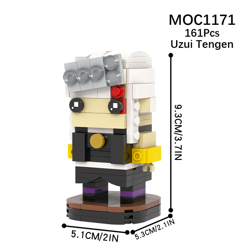MOC1171 Creativity series Demon Slayer Uzui Tengen brickheadz Building Blocks Bricks Kids Toys for Children Gift MOC Parts