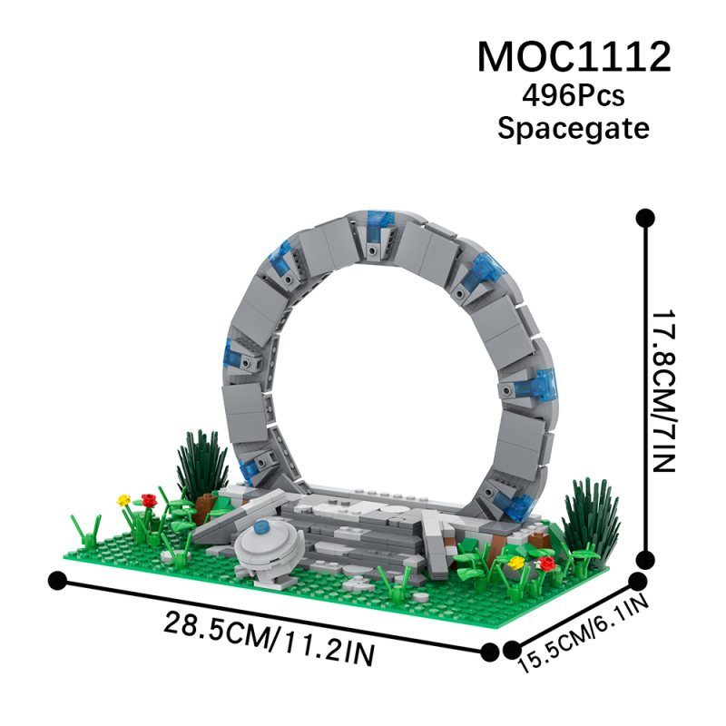 MOC1112 Creativity series Stargate Building Blocks Bricks Kids Toys for Children Gift MOC Parts