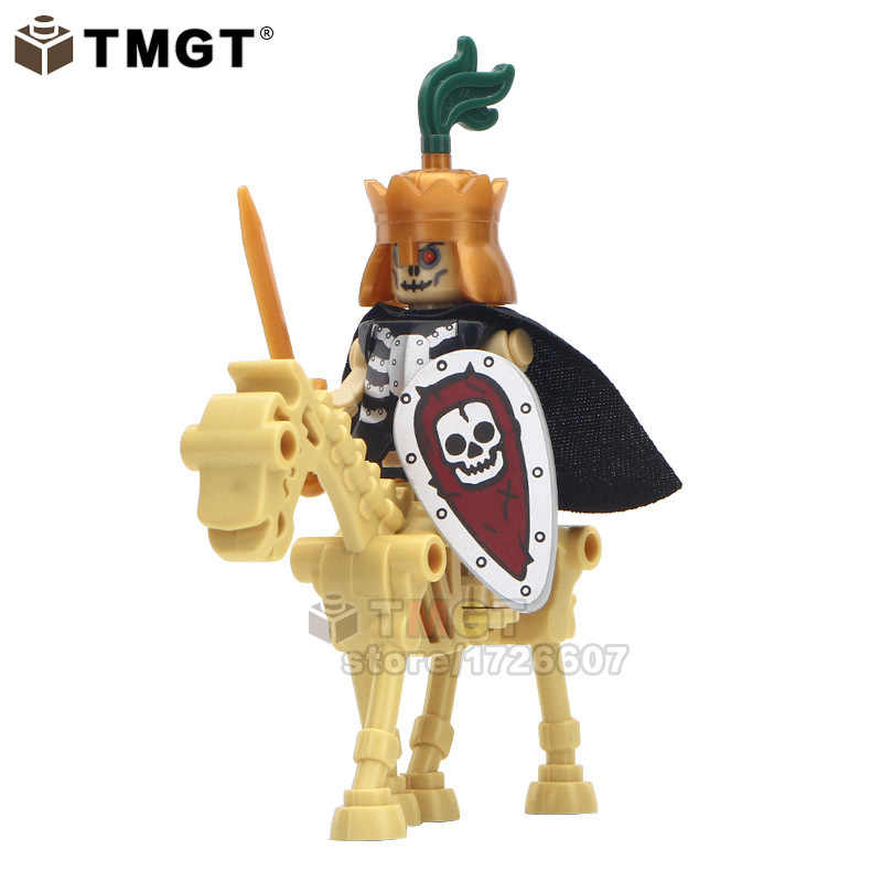 AX9815 Skull Knight Action Figures Birthday Gifts Building Blocks Kids Toys