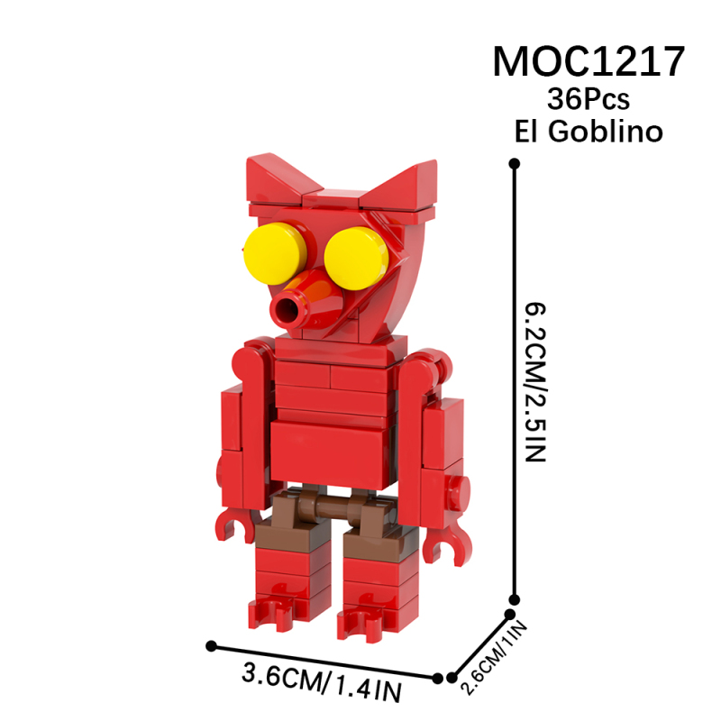 MOC1217 Creativity series The Western myth Goblino Decoration Model Building Blocks Bricks Kids Toys for Children Gift MOC Parts