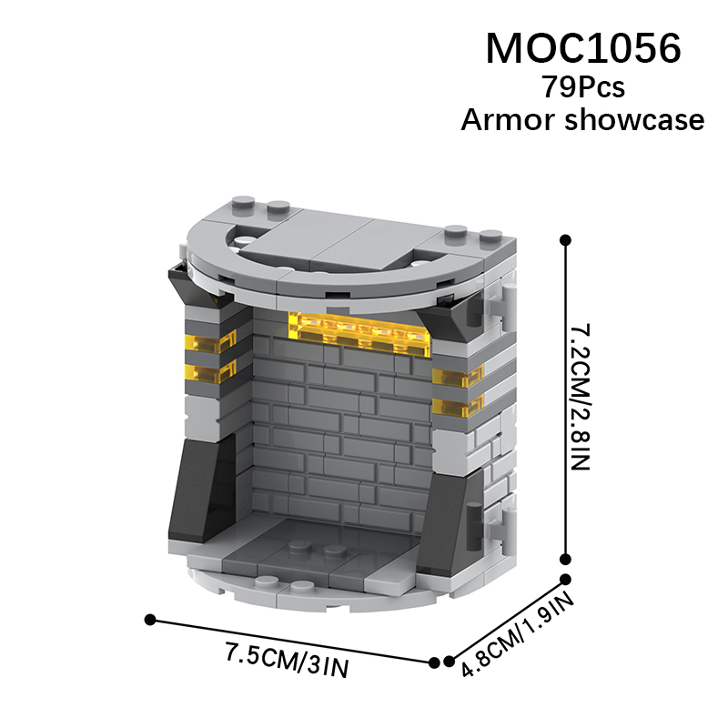 MOC1056 Batman Hall Of Armoury Super Hero Building Blocks Bricks Kids Toys for Children Gift MOC Parts Creativity