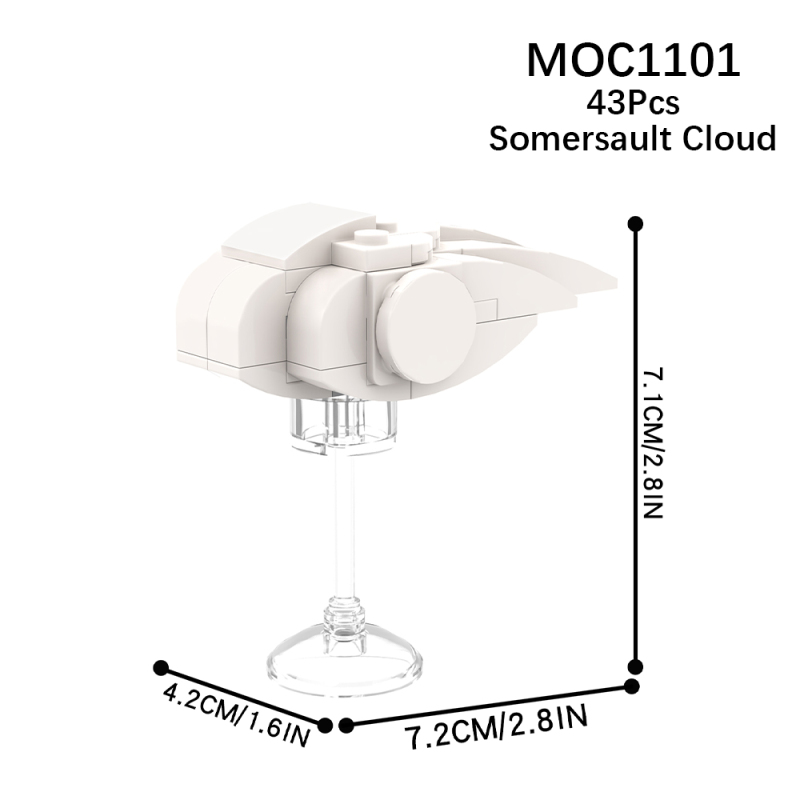 MOC1101 Creativity series cloud Building Blocks Bricks Kids Toys for Children Gift MOC Parts