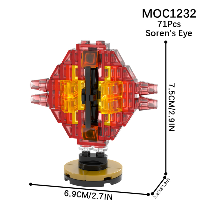 MOC1232 Creativity series The Ring Soren Eye Model Building Blocks Bricks Kids Toys for Children Gift MOC Parts